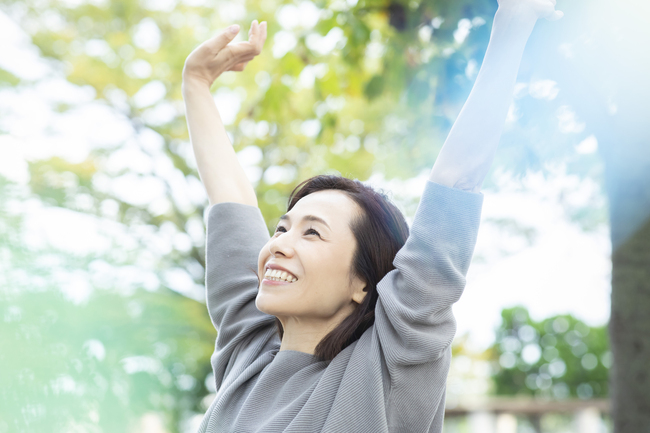 元気な更年期世代の女性