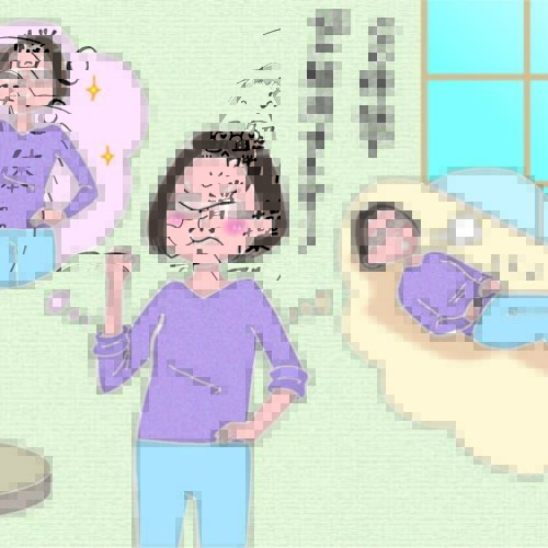 体操を決意する女性